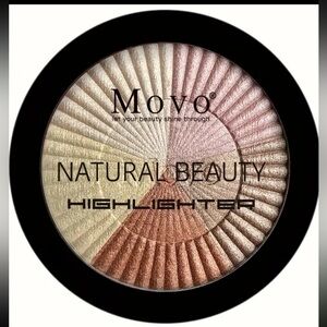 LAST ONE! Movo Powder Highlighter/Blush/Bronzer Palette 5 Color High Pigment NEW